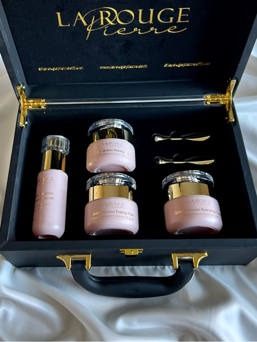 LaRouge Pierre Signature Collection Quartz Radiance 4 piece set.